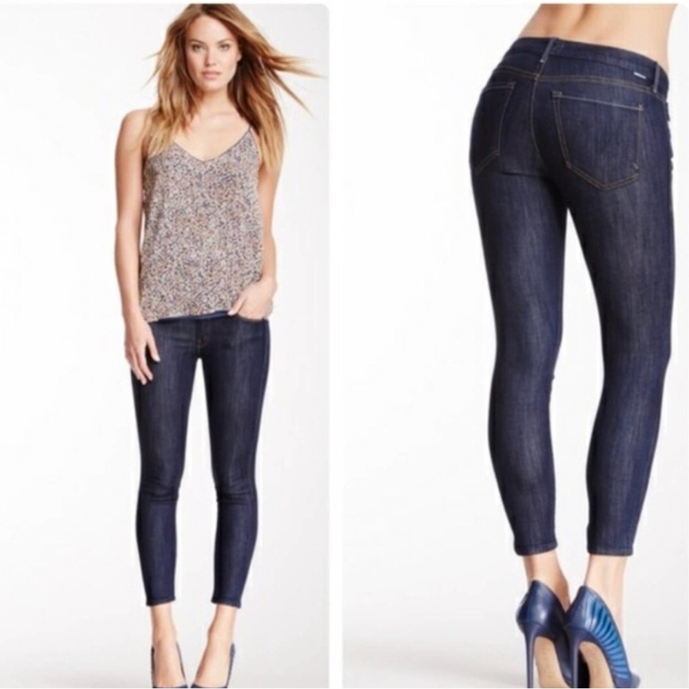 Mother The Looker Crop Midnight Storm Jeans